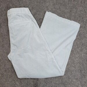 American Eagle Pants Womens 2R Light Blue Wide Leg Corduroy Y2K Minimalist Retro